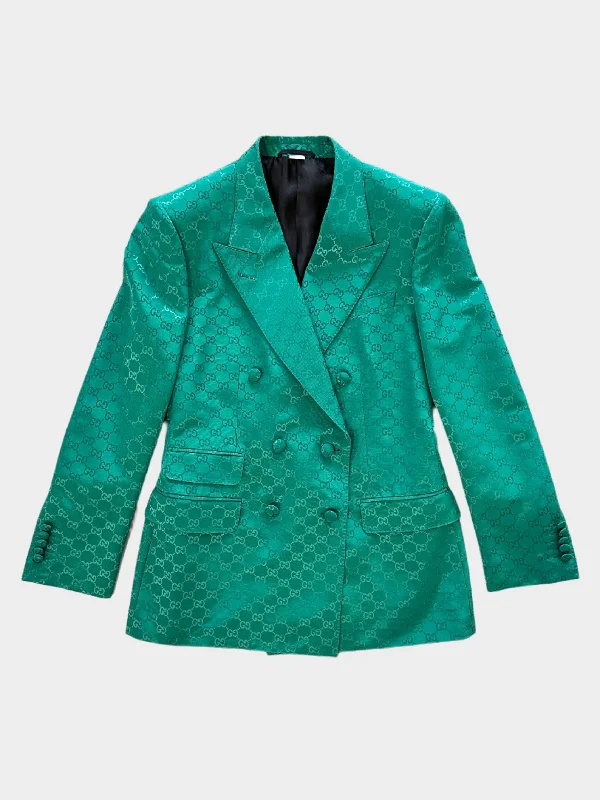 Green Blazer GG Monogram